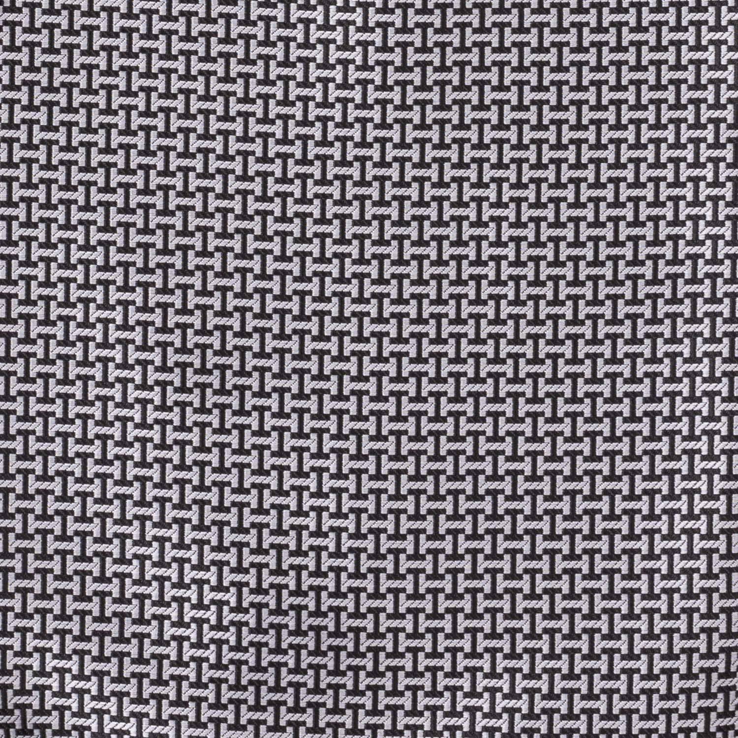 Grey Geometric Cravat for Men