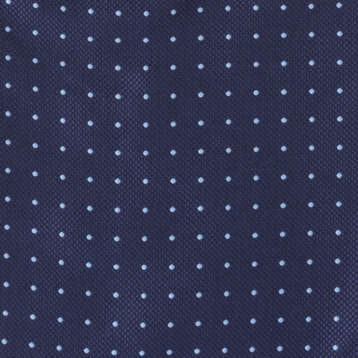 Navy Blue Polka Dot Cravat for Men