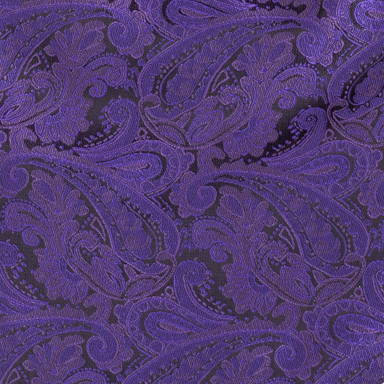 Purple Paisley Cravat for Men