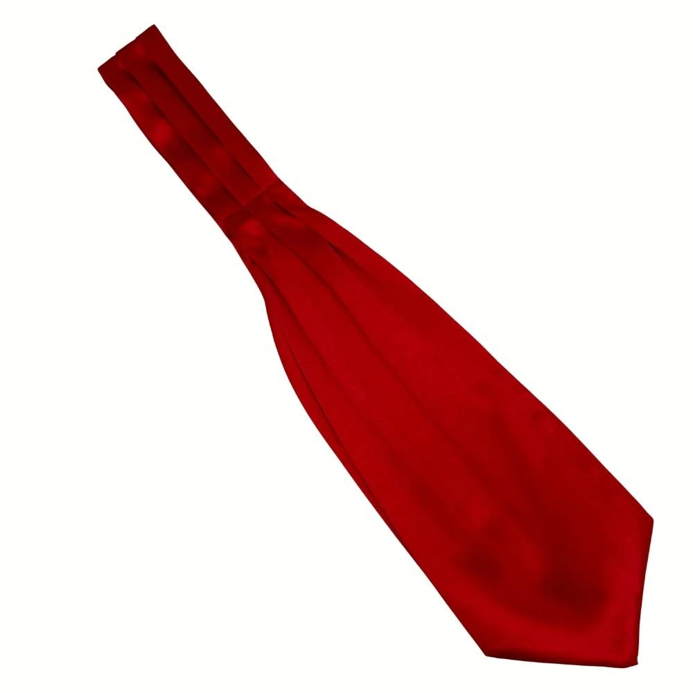 Red Satin Cravat for Men