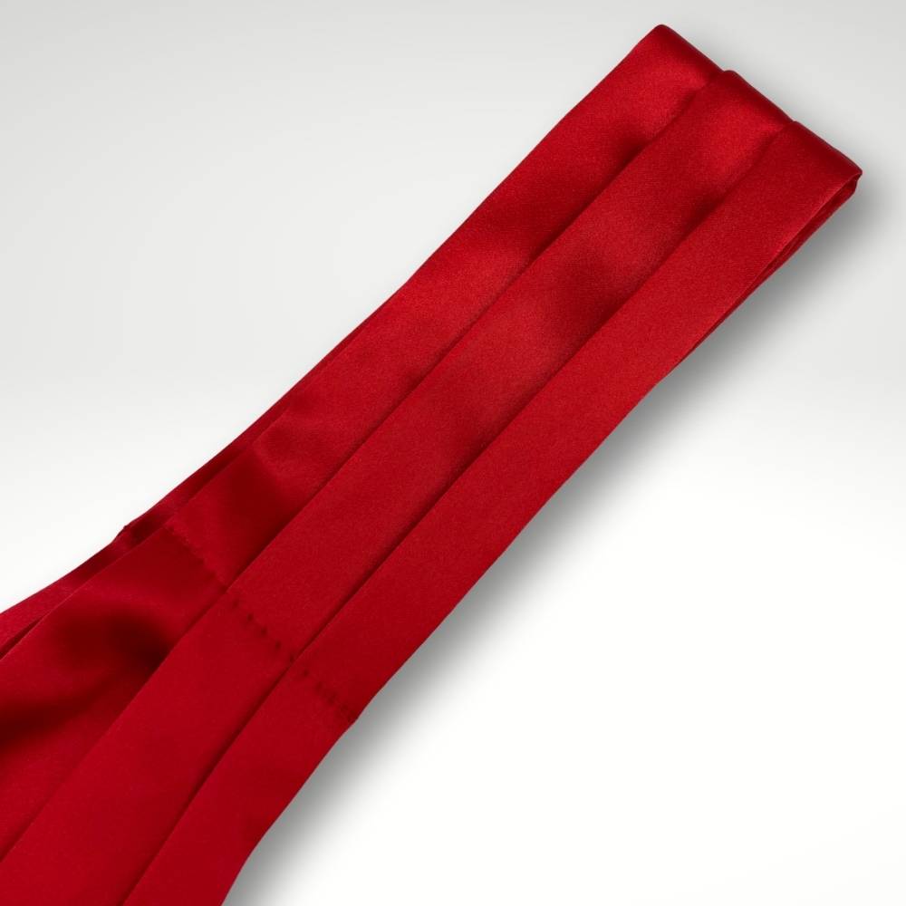 Red Satin Cravat for Men