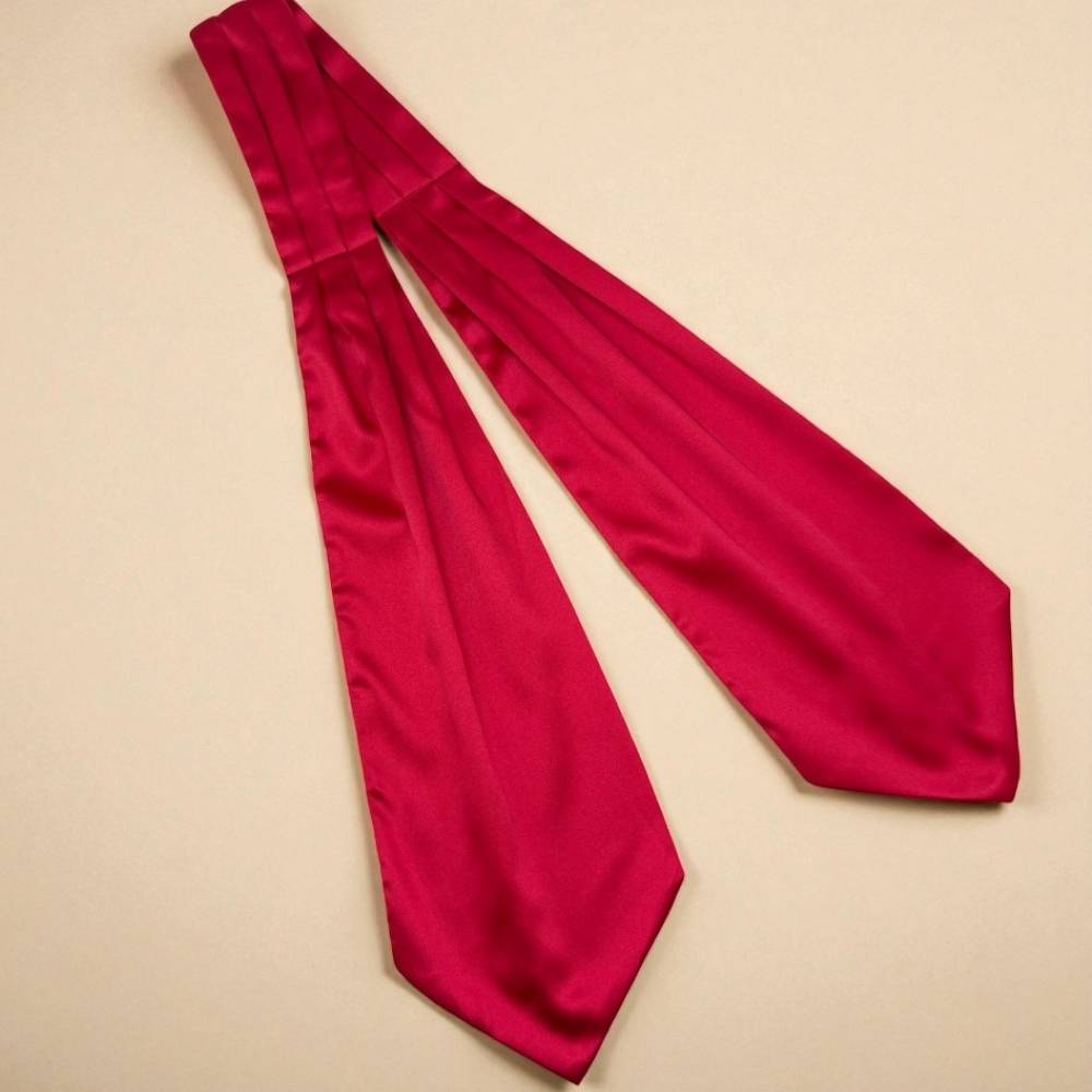 Pink Satin Cravat for Men