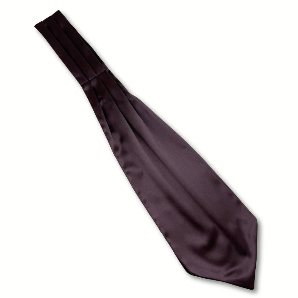 Wine Satin Cravat for Men