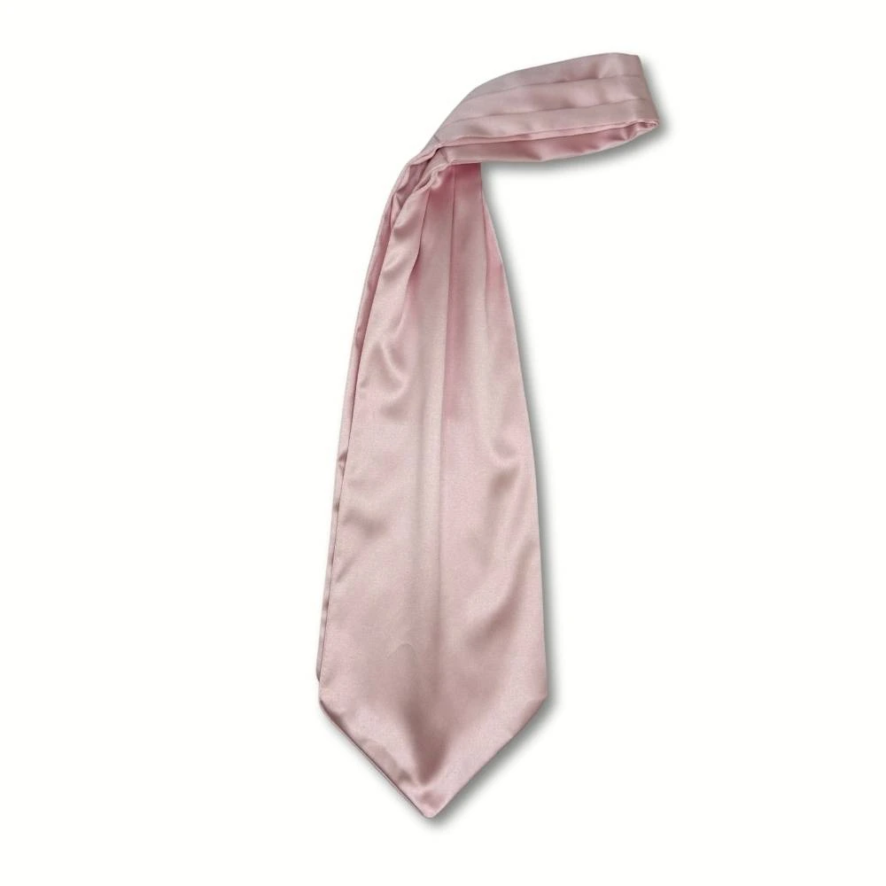 Pink Satin Cravat for Men
