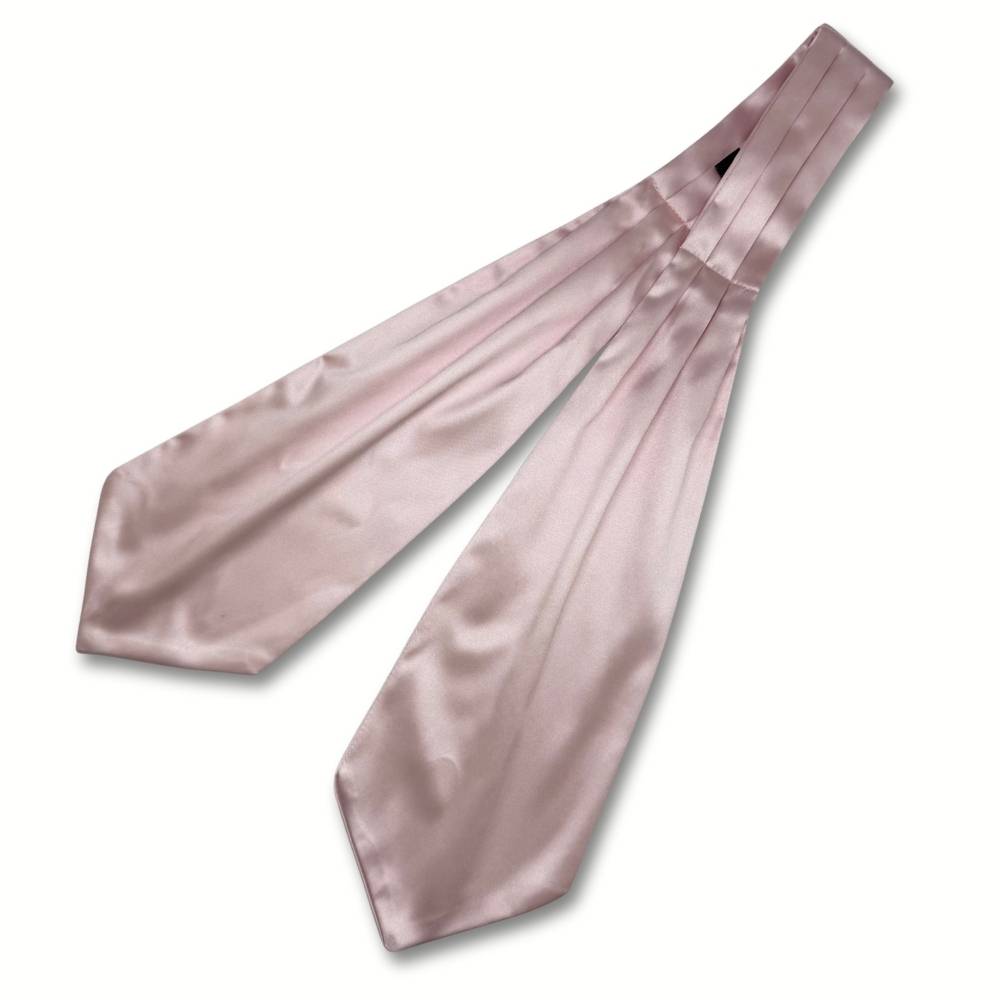 Pink Satin Cravat for Men