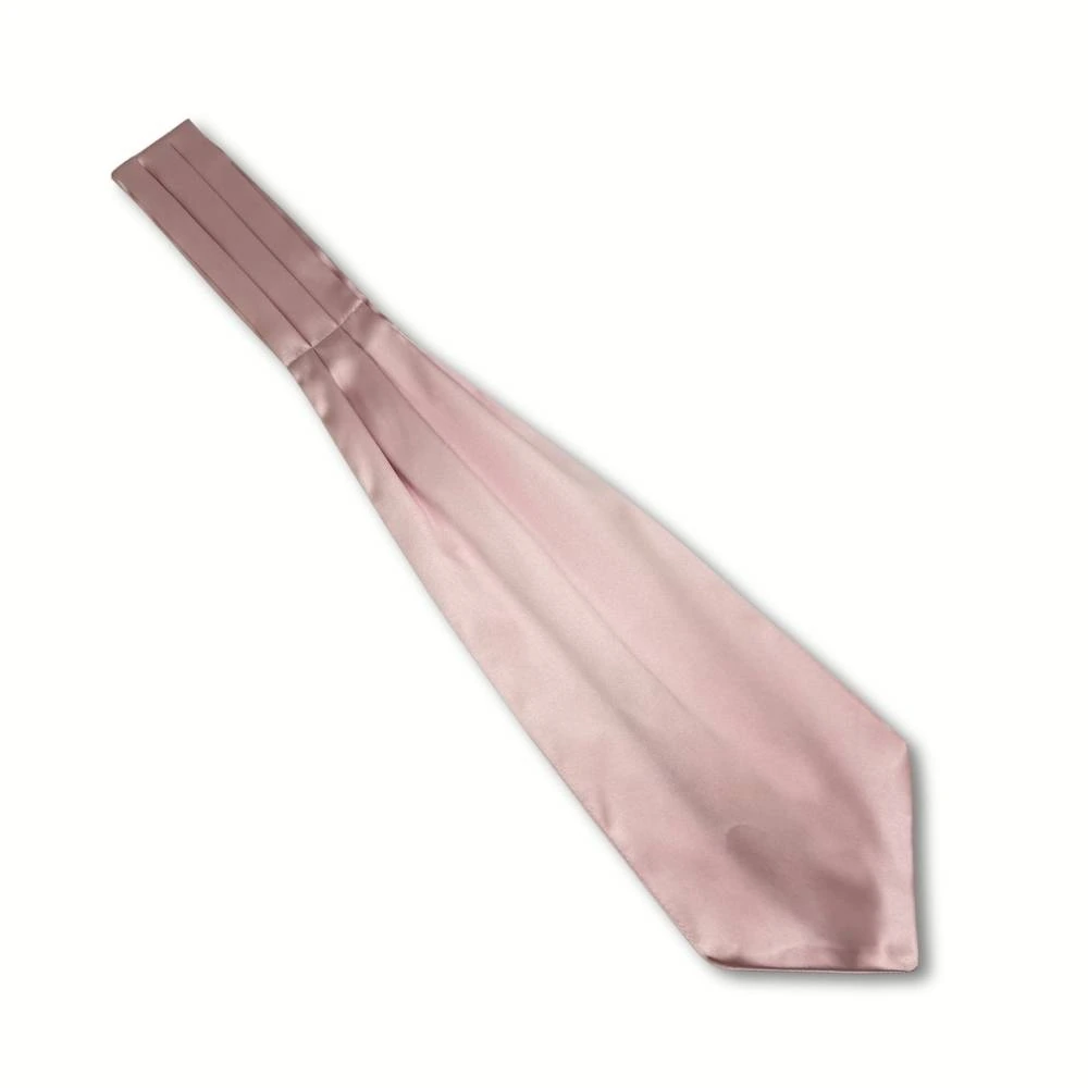 Pink Satin Cravat for Men