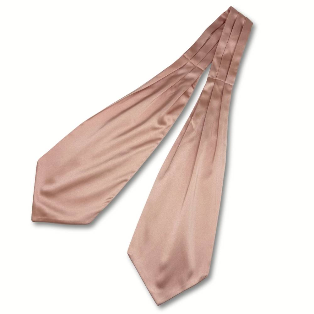 Peach Satin Cravat for Men