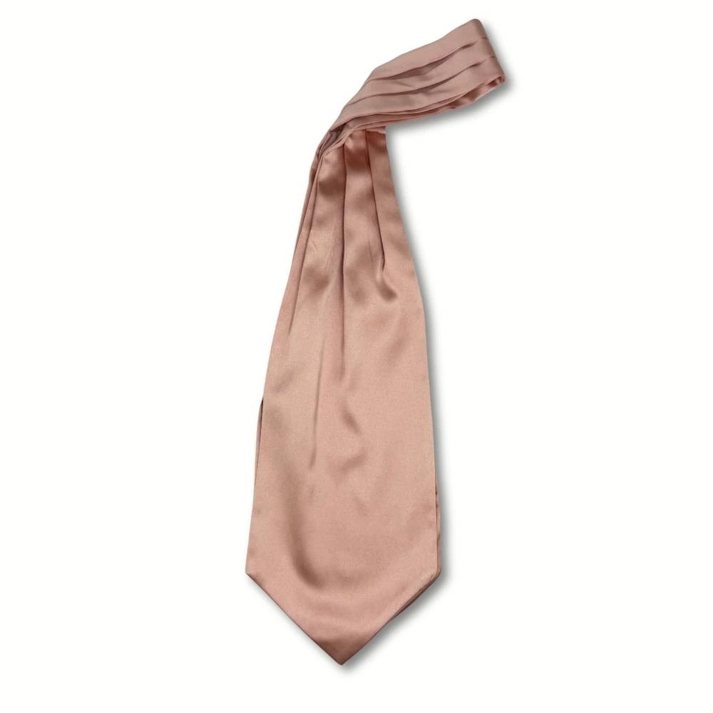 Peach Satin Cravat for Men