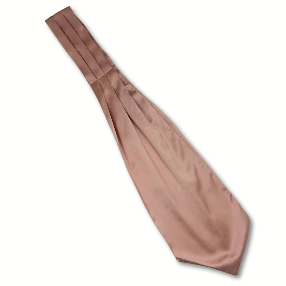 Peach Satin Cravat for Men