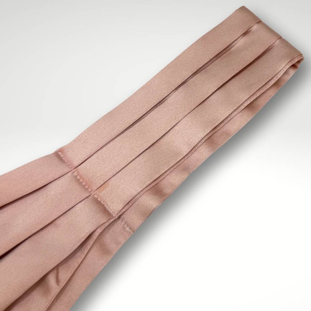 Peach Satin Cravat for Men