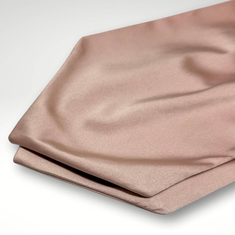 Peach Satin Cravat for Men