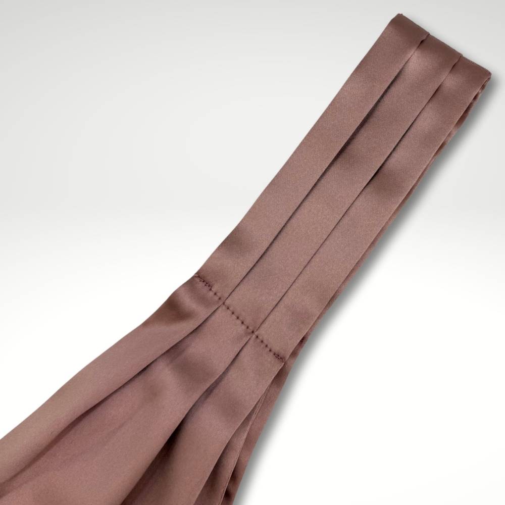 Rose Gold Satin Cravat for Men