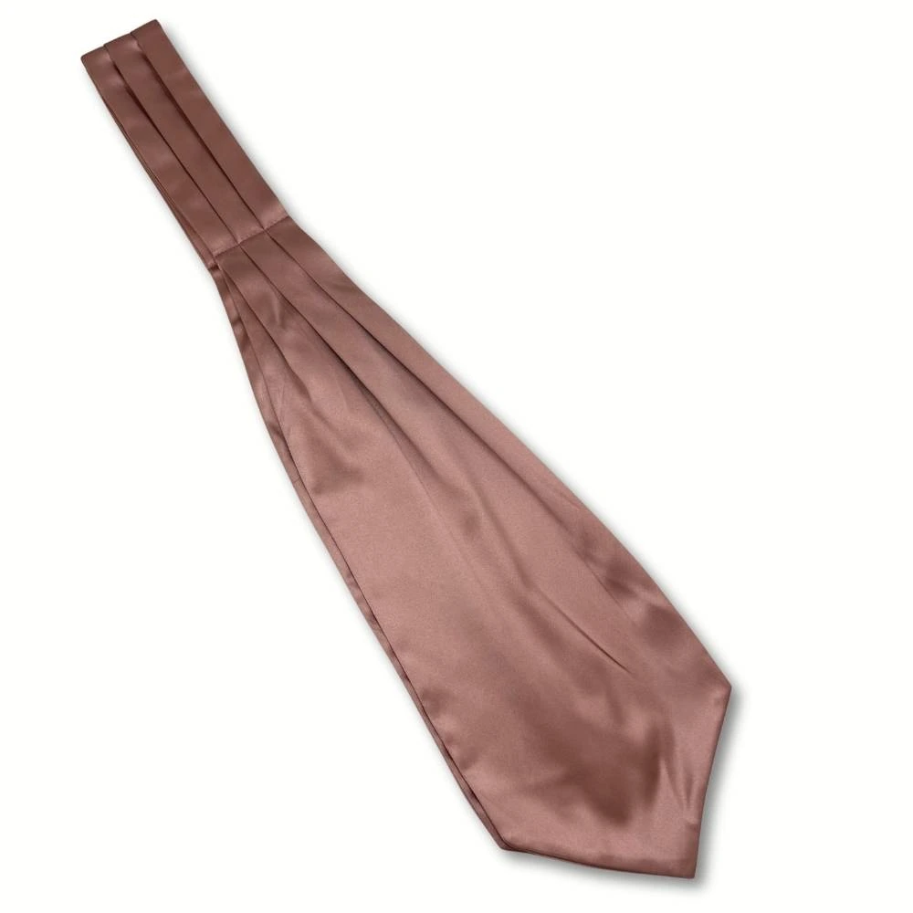 Rose Gold Satin Cravat for Men