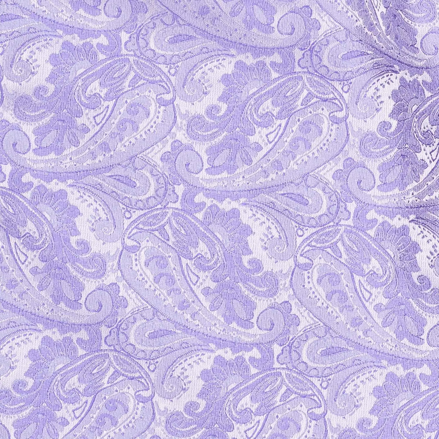 Purple Paisley Cravat and Pocket Square Combo for Men