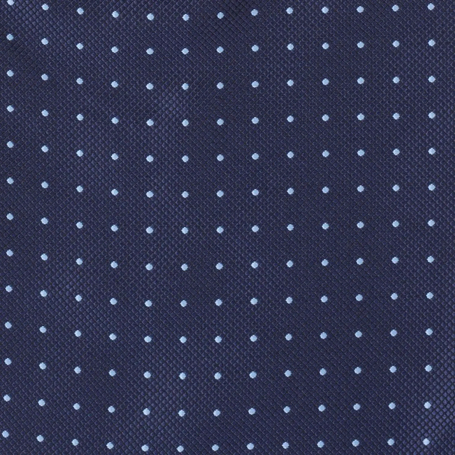 Navy Blue Polka Dot Cravat and Pocket Square Combo for Men