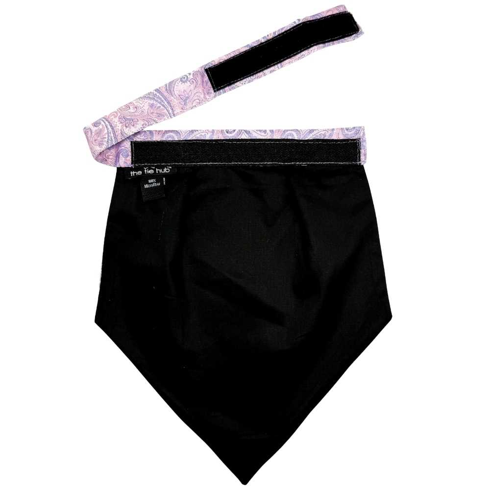 Pink Paisley Cravat and Pocket Square Combo for Men