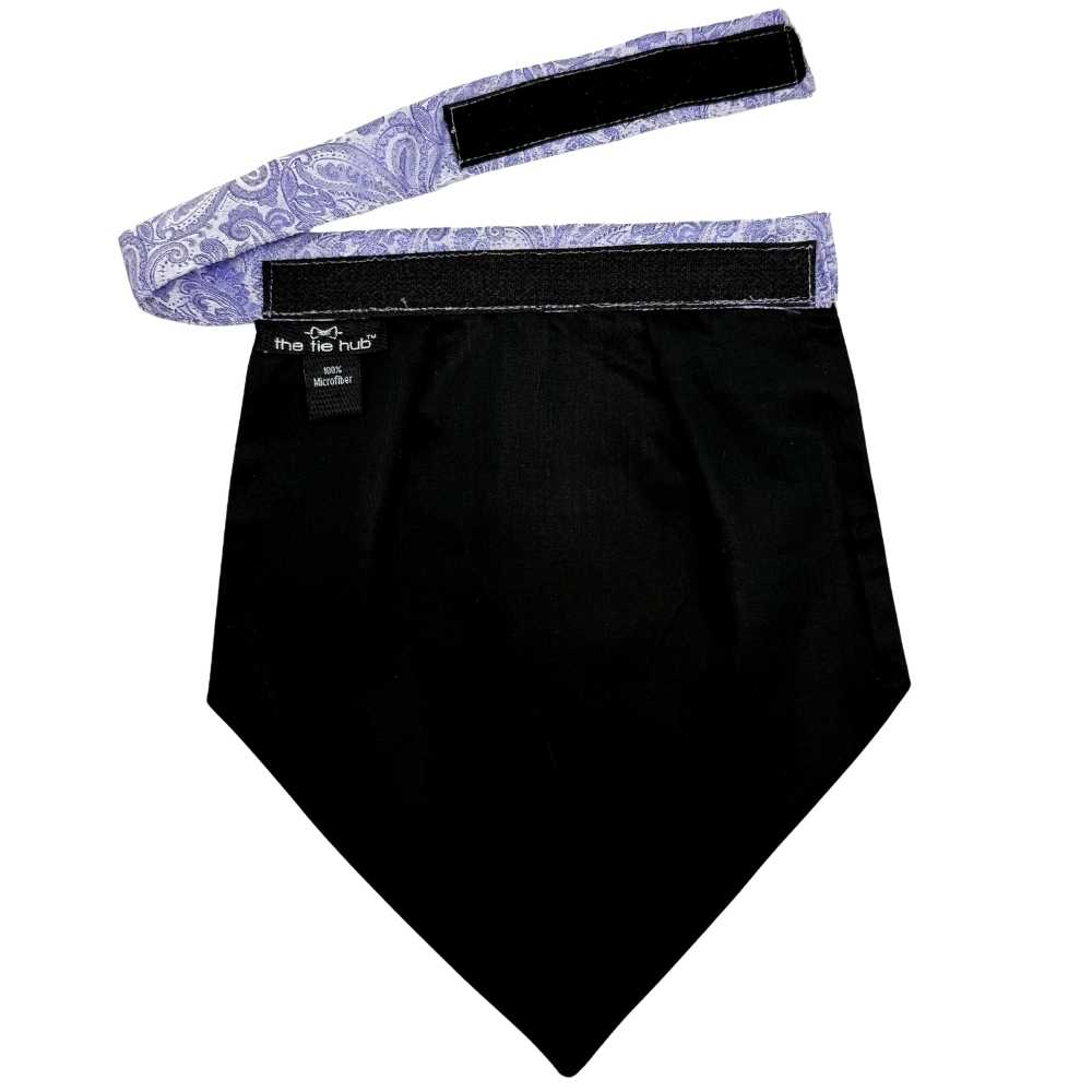 Lavender Paisley Cravat and Pocket Square Combo for Men