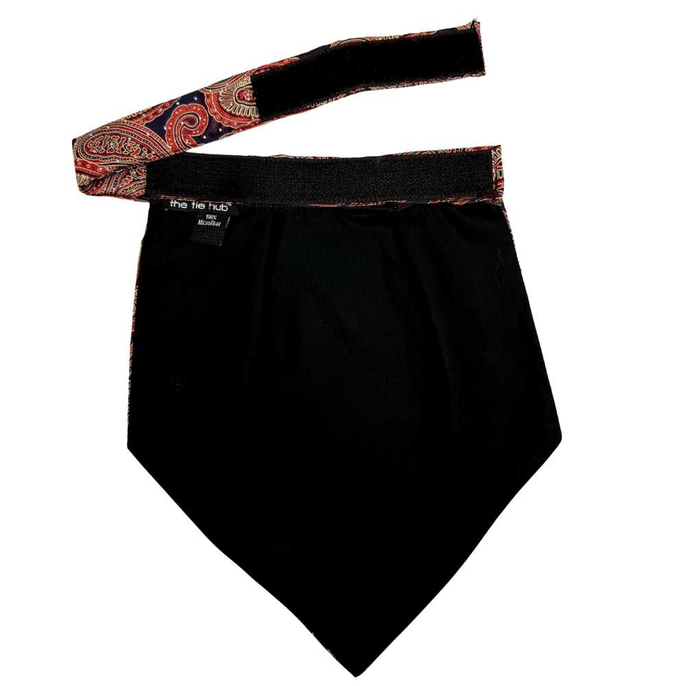 Orange Paisley Cravat and Pocket Square Combo for Men