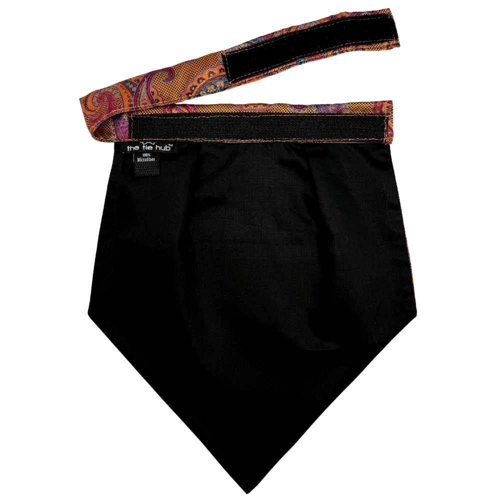 Mustard Paisley Cravat and Pocket Square Combo for Men