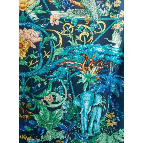 Blue Animals Printed Scarf for Women