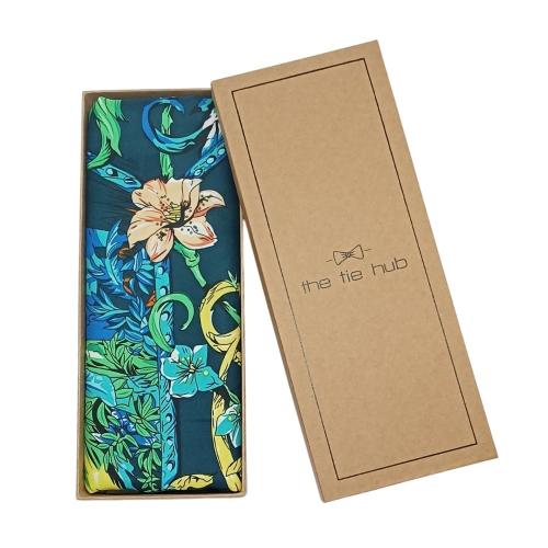 Blue Animals Printed Scarf for Women