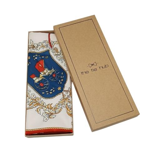 Pink with Red Vintage Carriage Printed Scarf for Women