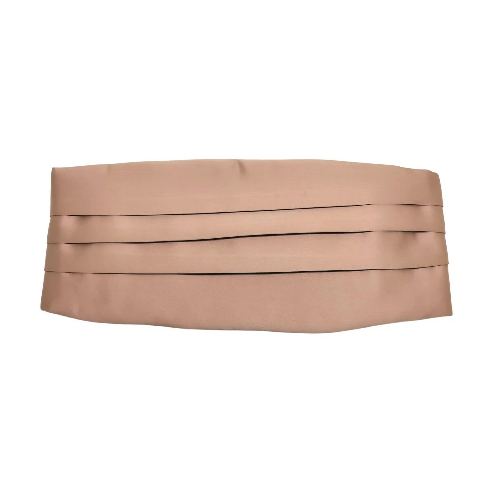 Rose Gold Microfiber Cummerbund for Men