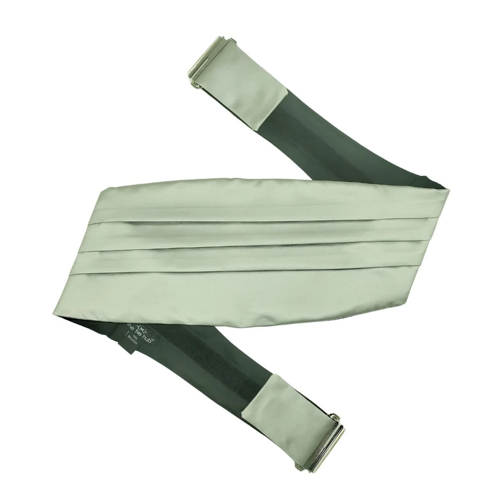 Grey Microfiber Cummerbund for Men