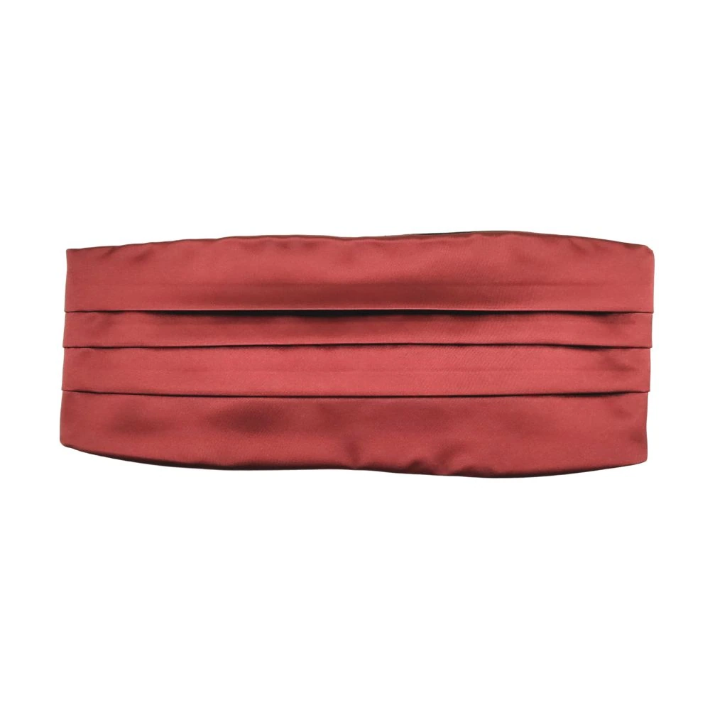 Burgundy Microfiber Cummerbund for Men