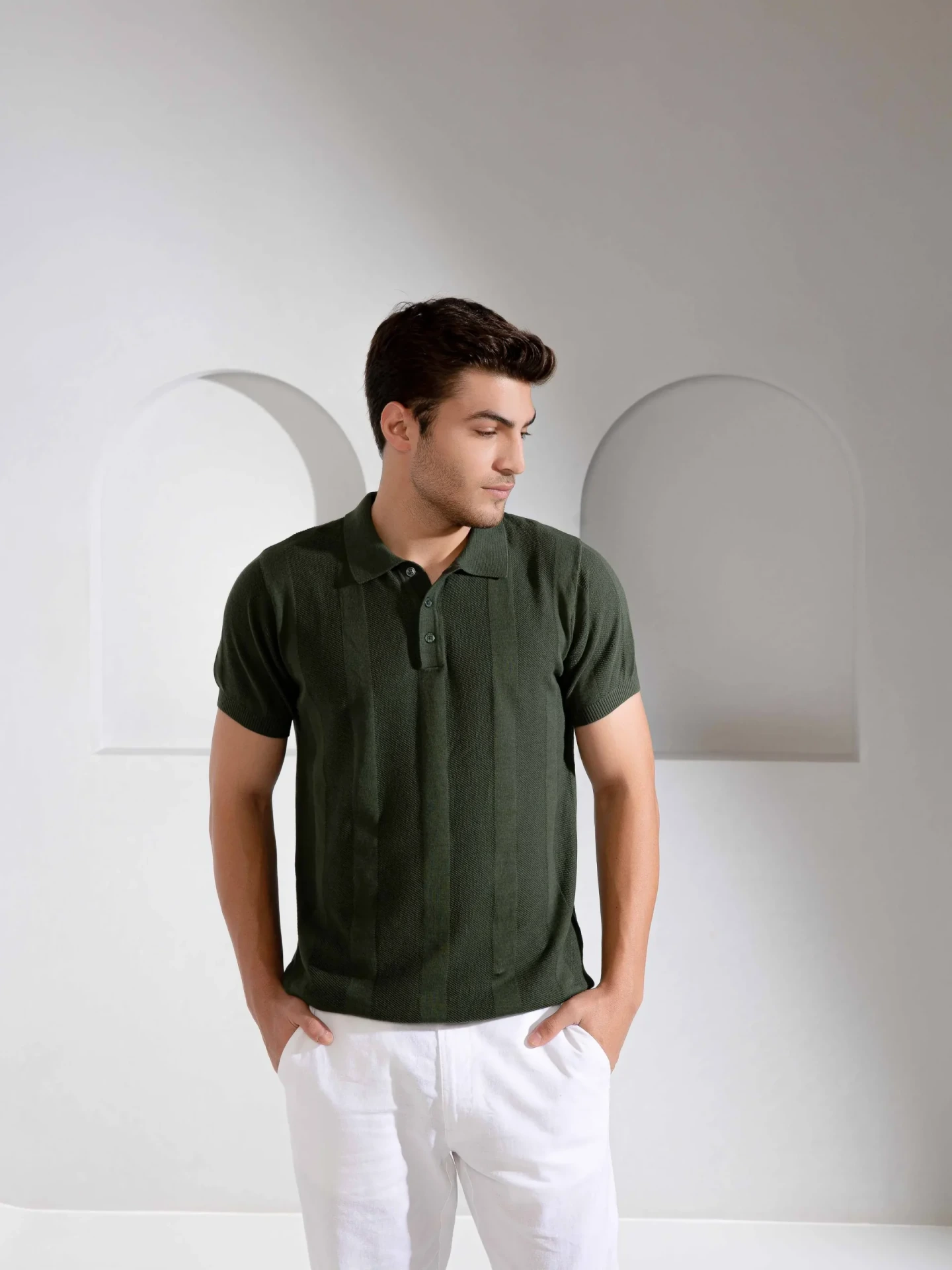 Timeless Green Polo T-Shirt for Men