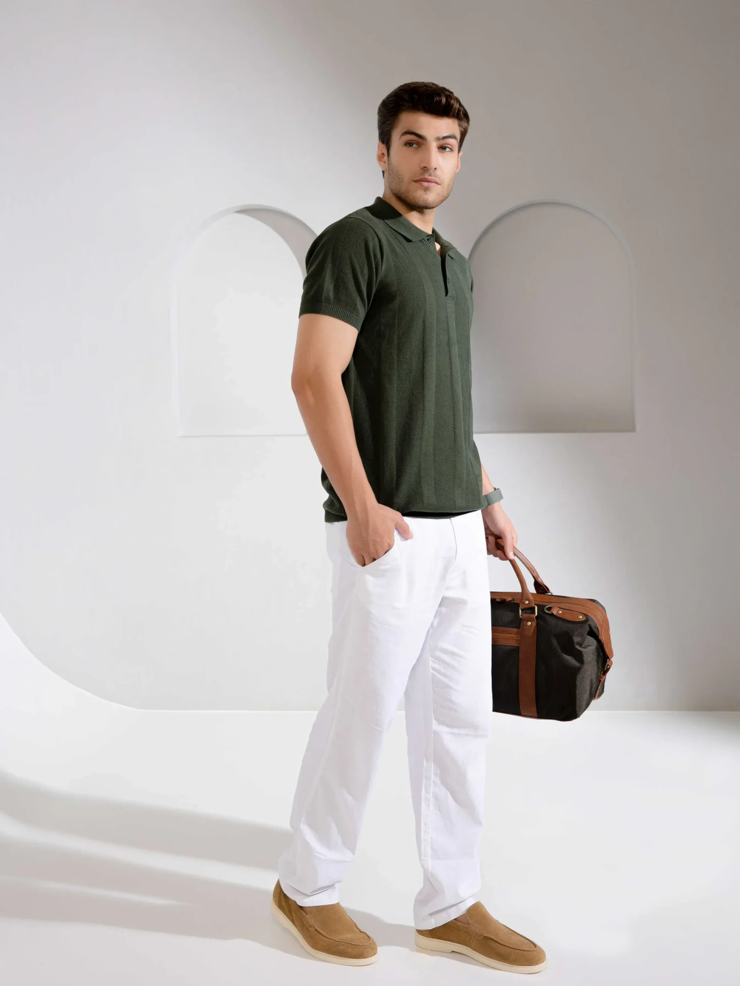 Timeless Green Polo T-Shirt for Men