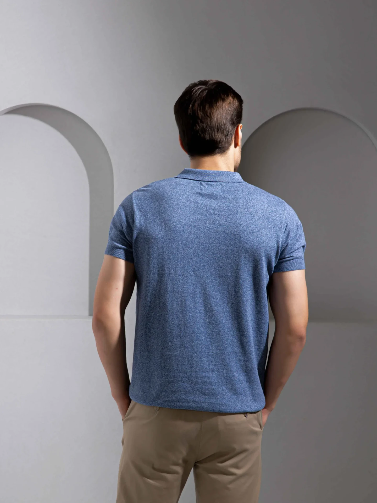 Blue Grindle Polo T-Shirt for Men