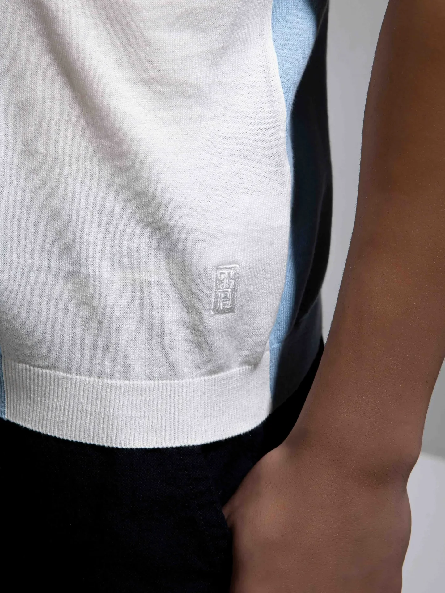 Tri-Tone Ocean Polo T-Shirt for Men