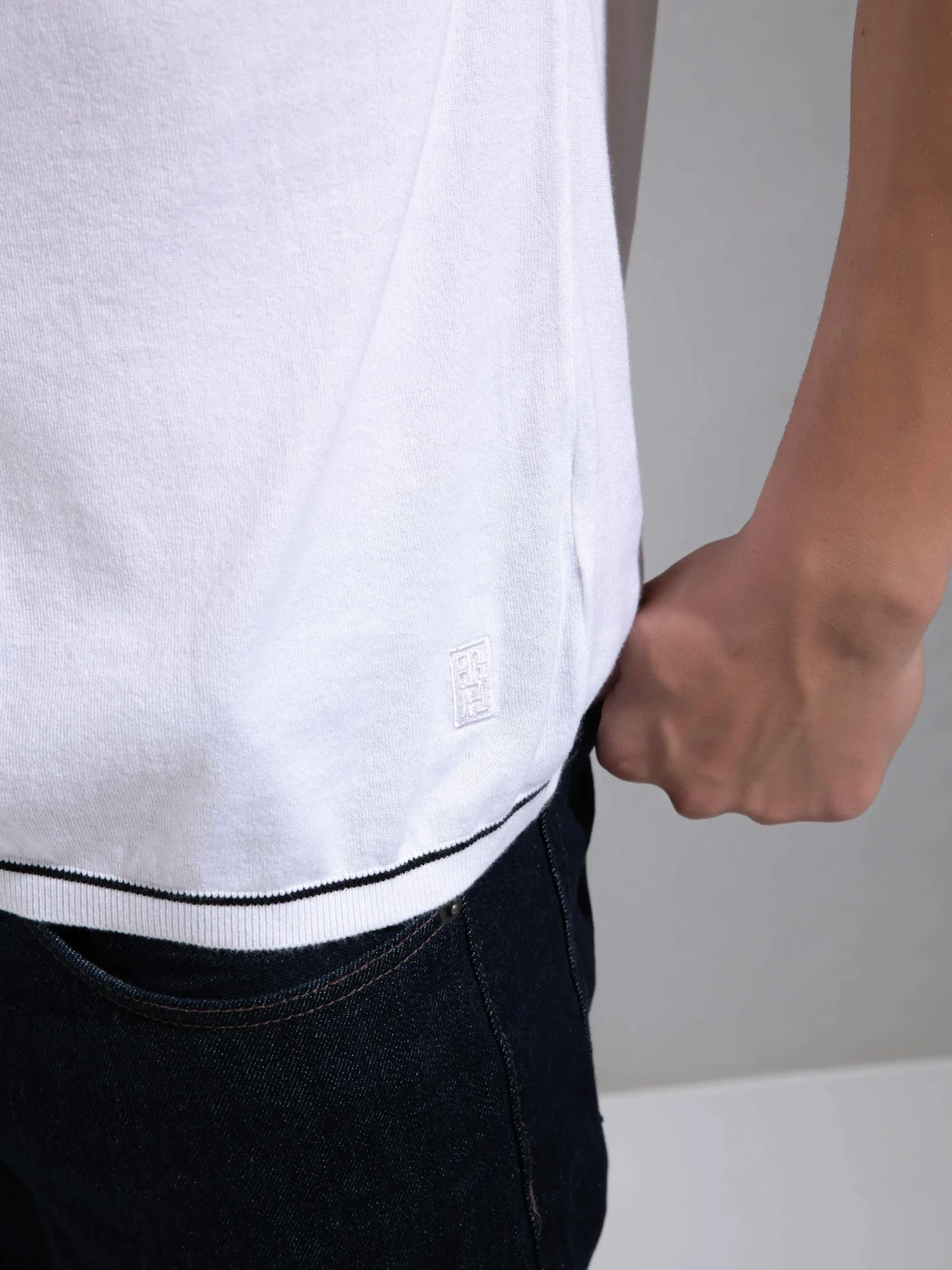 Classic White Polo T-Shirt for Men