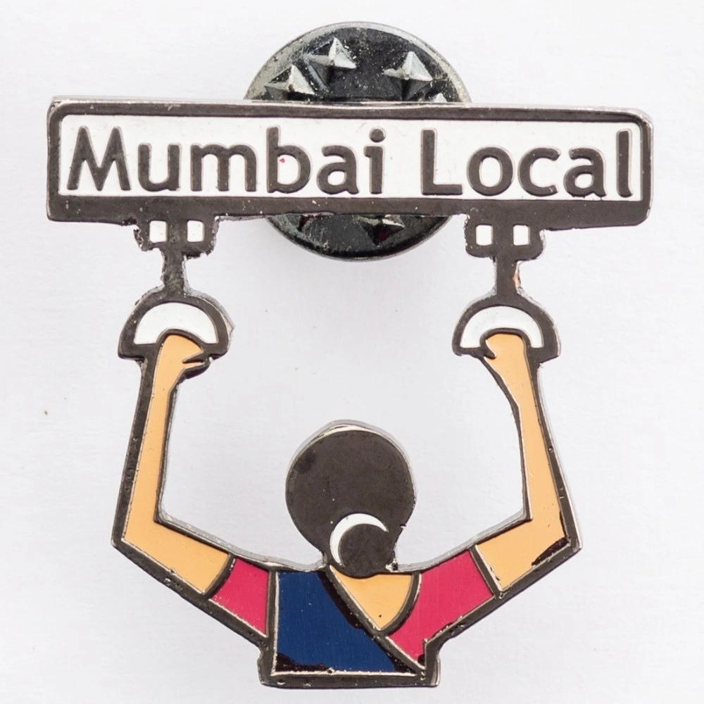 Mumbai Local Lapel Pin – Iconic Brass Train-Inspired Statement Accessory
