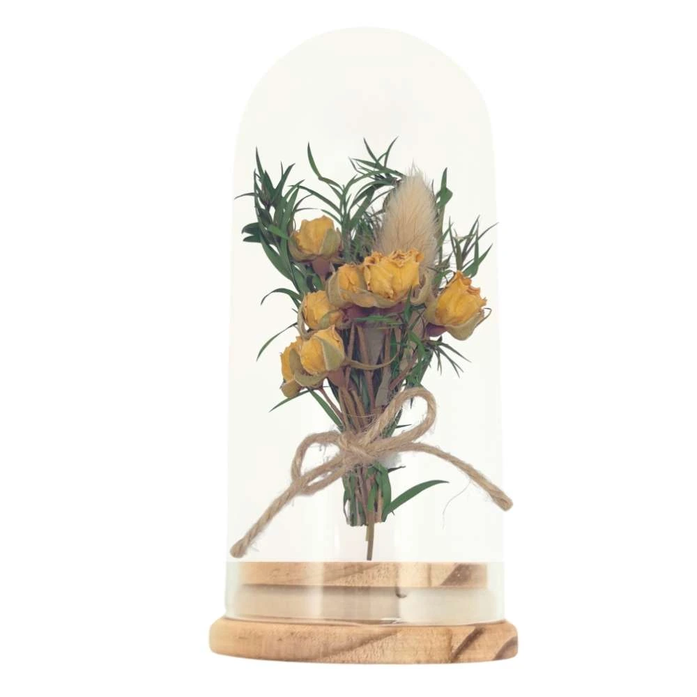 Yellow & Green Artificial Flower Boutonniere Rustic Floral Design