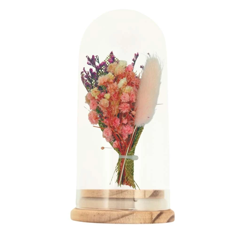 Pink & Coral Artificial Flower Boutonniere Rustic Floral Design