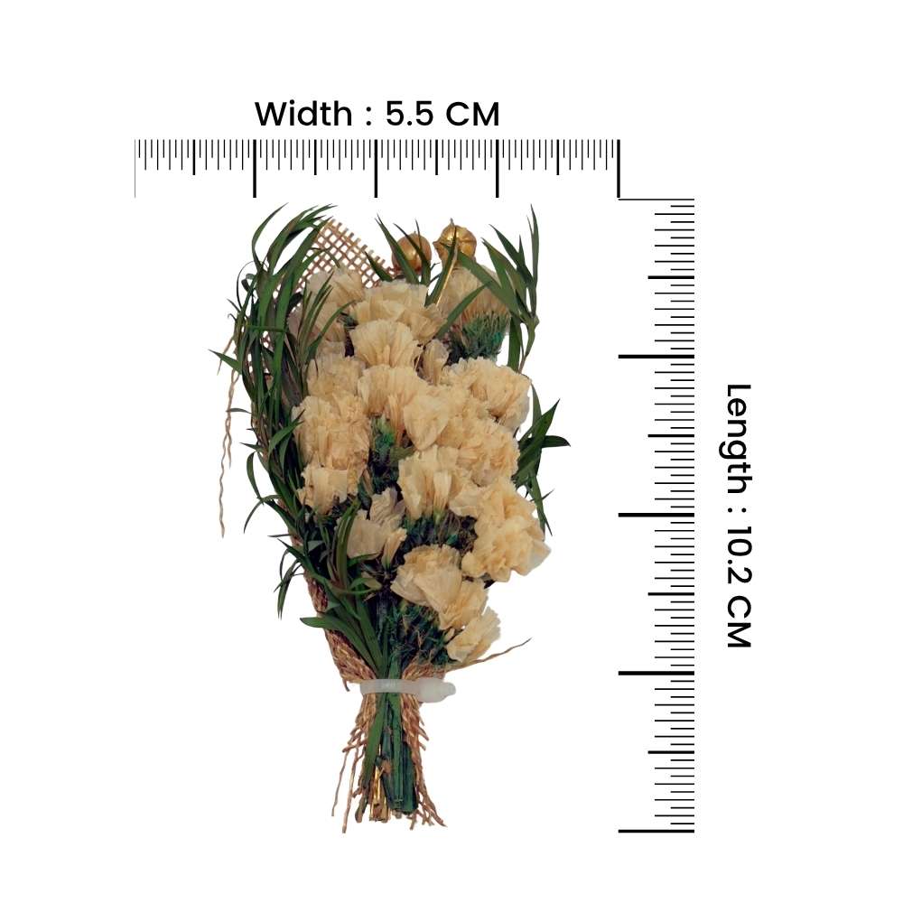 Peach & Green Artificial Flower Boutonniere Rustic Floral Design