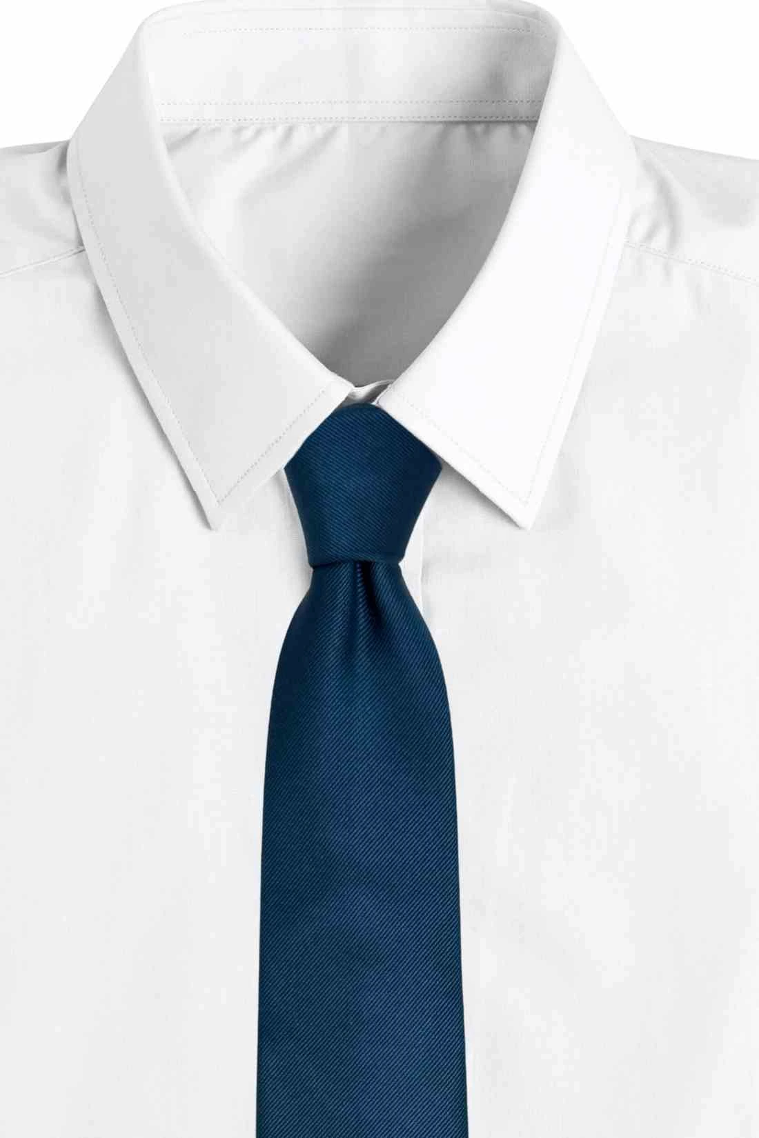 The Tie Hub Solid Teal Blue Silk Premium Necktie