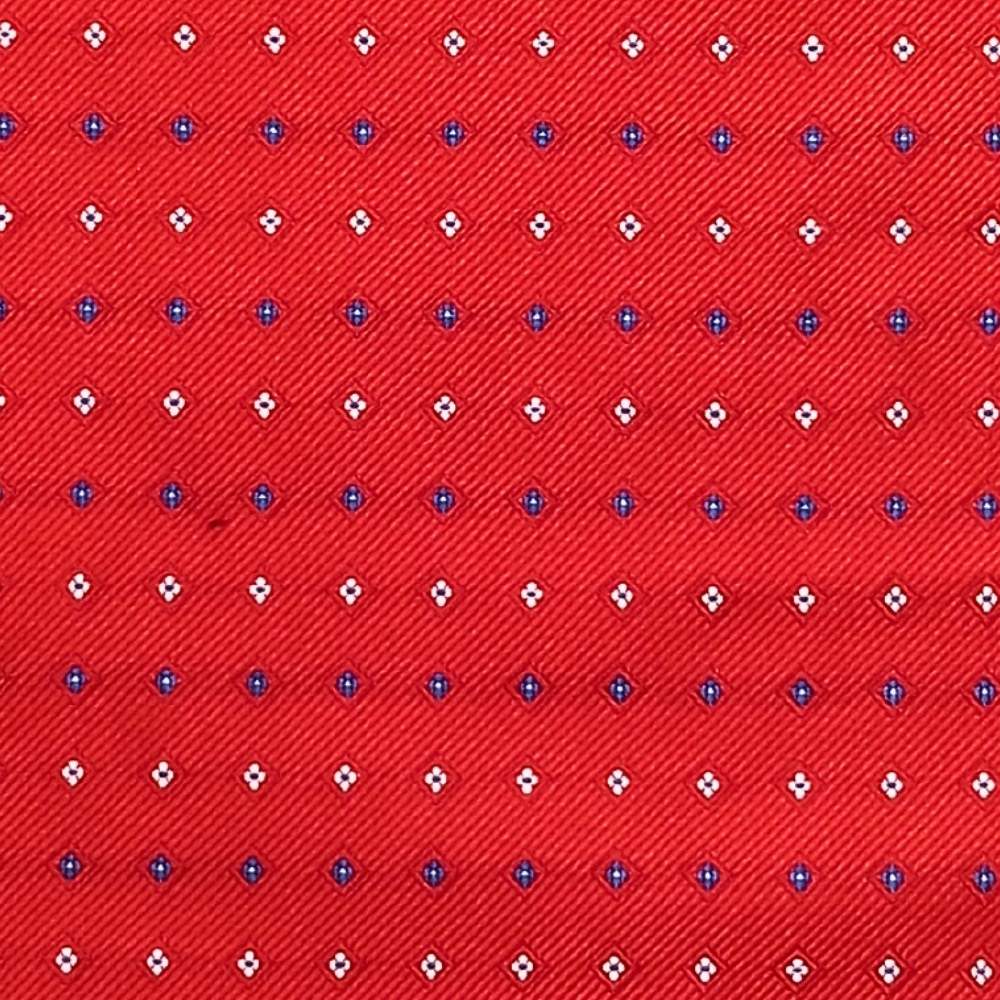 Red Microfiber Necktie & Pocket Square Gift Set Β Polka Dot Design