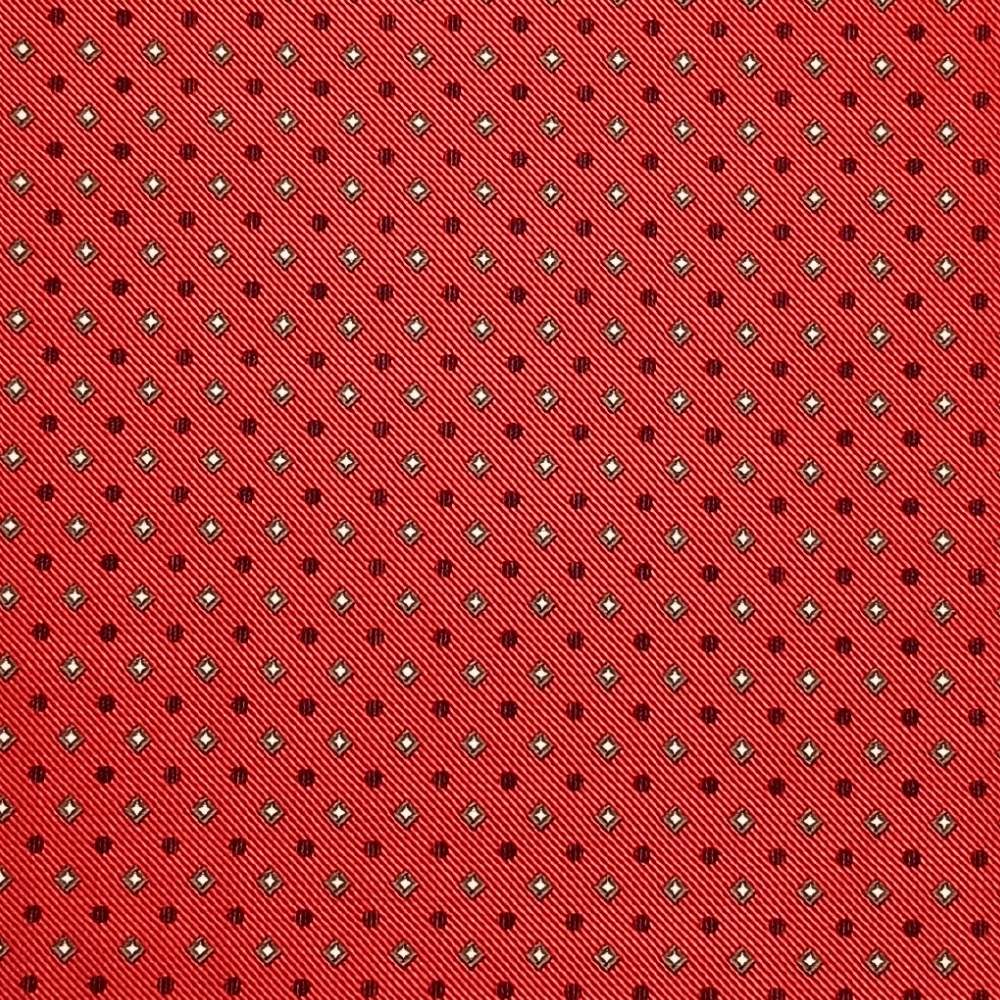 Red Necktie & Pocket Square Gift Set ย Microfiber Dot Design