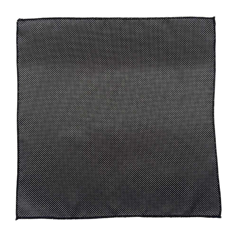 Black Microfiber Necktie Combo with White Dotted Design Gift Set
