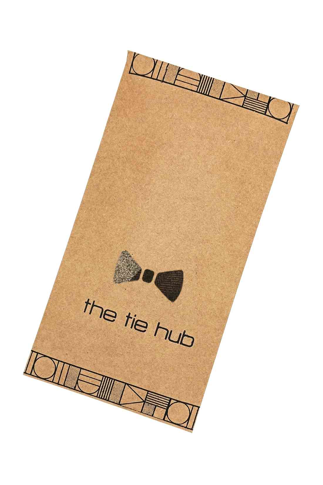 Brown & Beige Striped Bamboo Silk Necktie For Men | Diagonal Textured Design