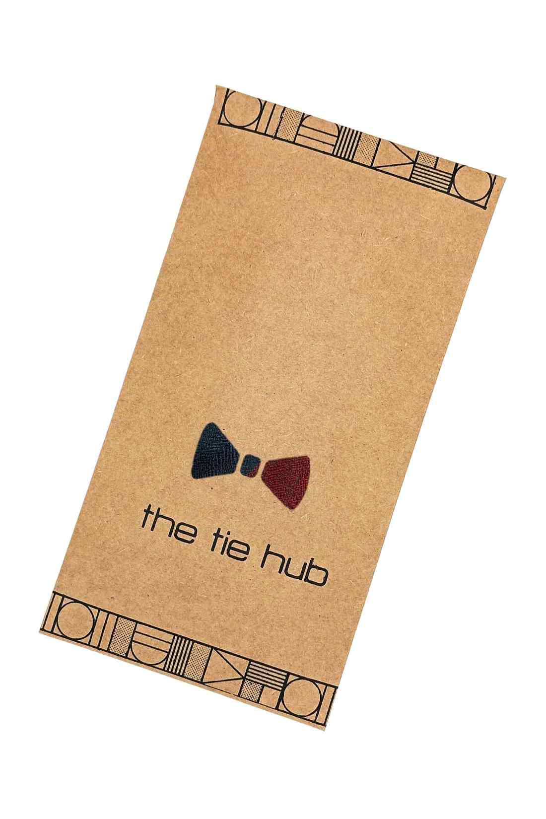 Maroon & Navy Blue Striped Bamboo Silk Necktie For Men | Diagonal Textured Design