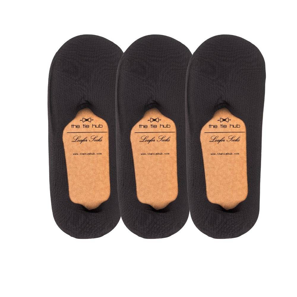 Dark Grey Breathable Solid No Show Loafer Socks (Pack of 3) Socks for Men | Premium Daily Wear