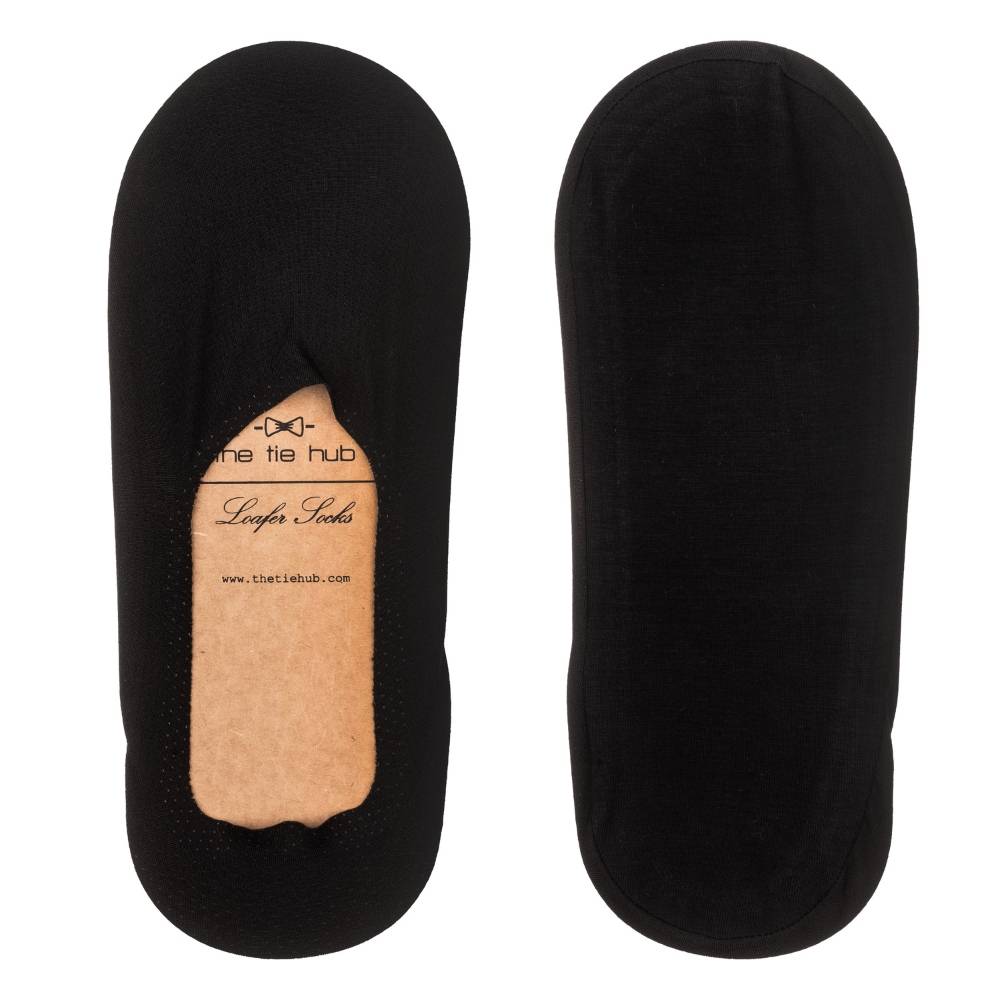 Black Breathable Solid No Show Loafer Socks (Pack of 3) Socks for Men | Premium Daily Wear