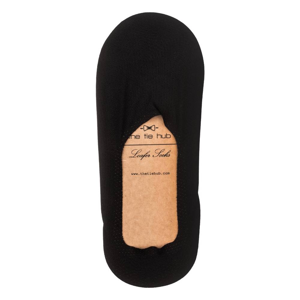 Black Breathable Solid No Show Loafer Socks (Pack of 3) Socks for Men | Premium Daily Wear