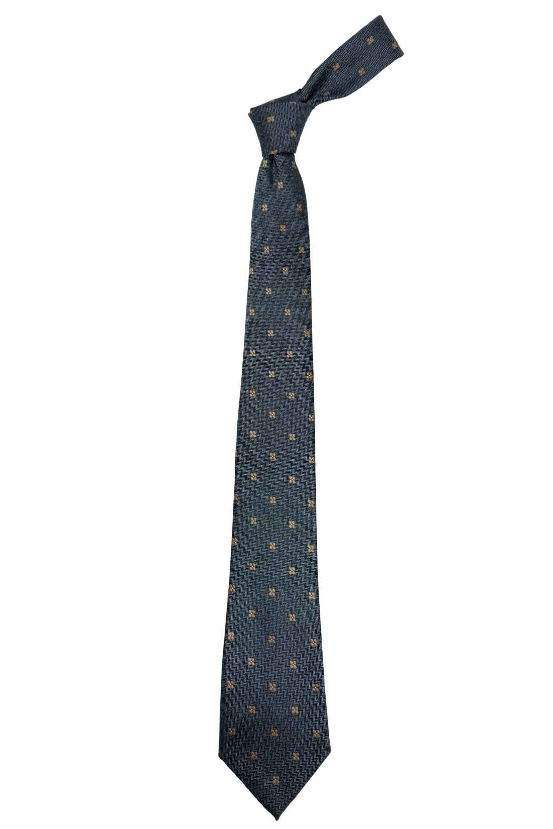 Blue Floral Necktie