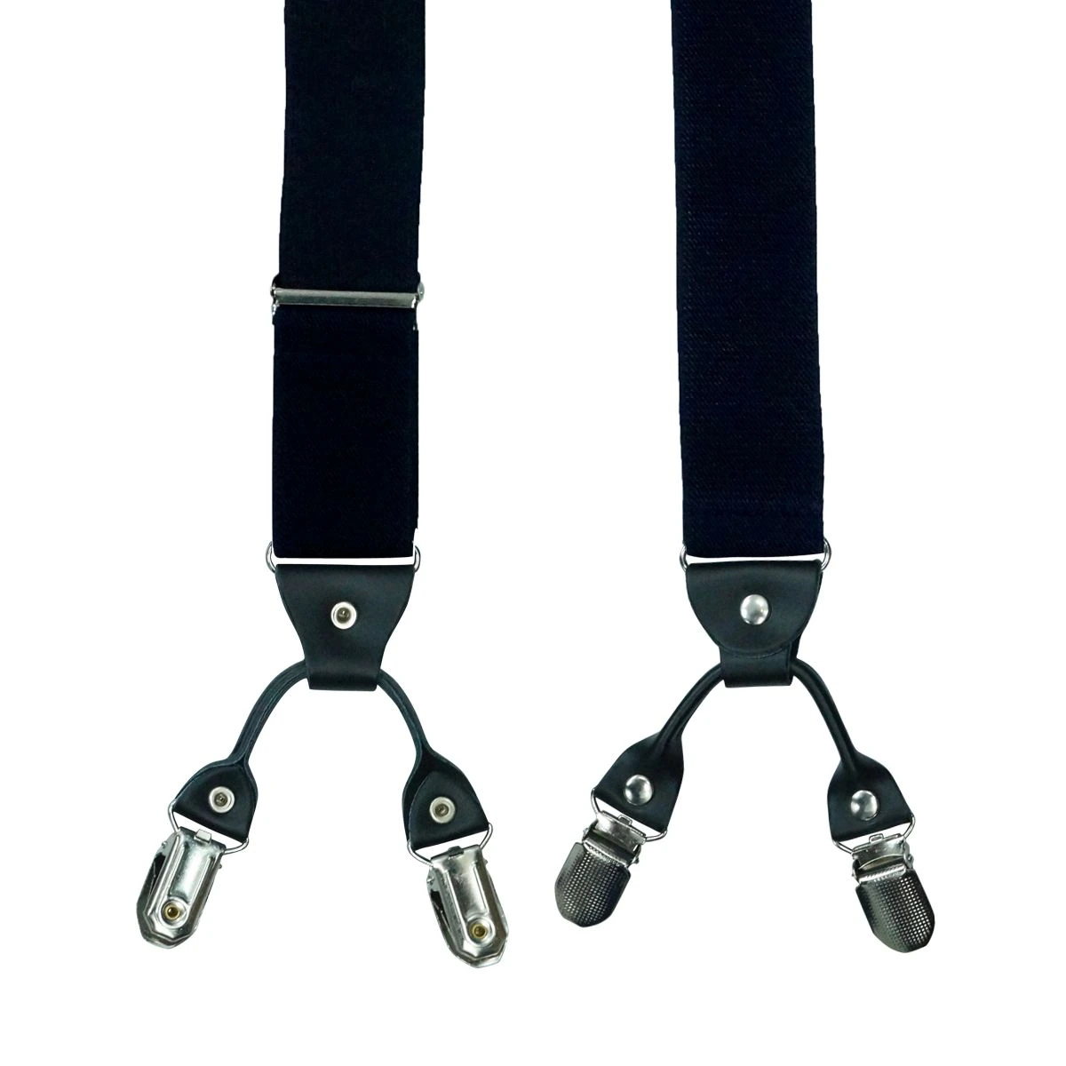 Carbon Black Clip On Suspenders